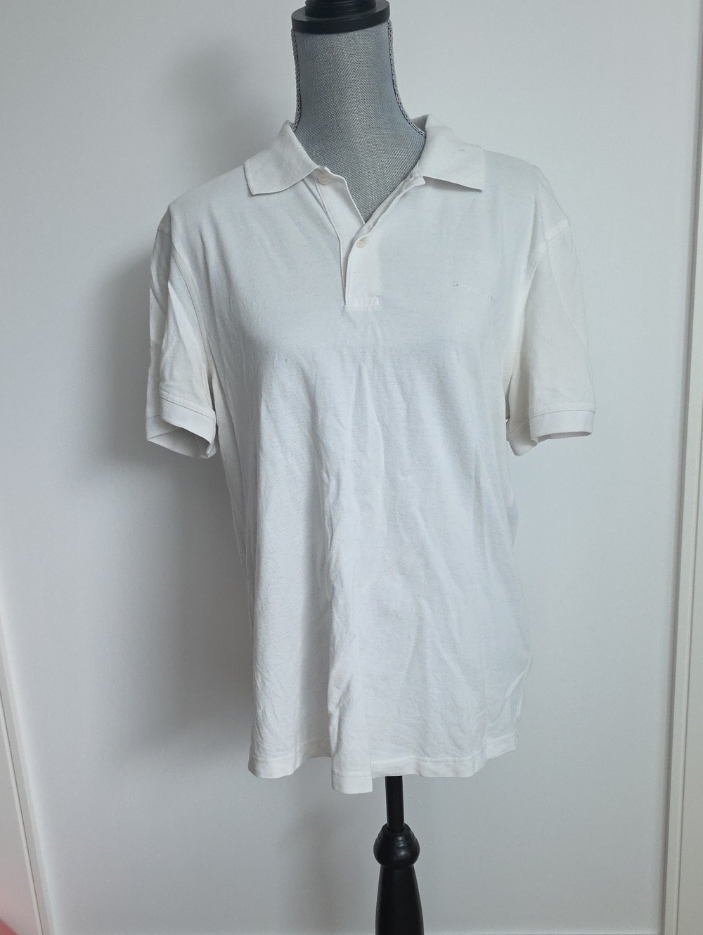BOSS ORANGE White Men's Polo Shirt - Minimal Collared Tee